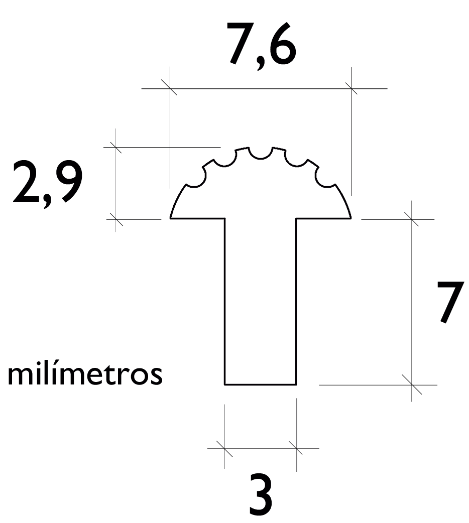 cotas_antideslizante_standard Cotas banda Standard